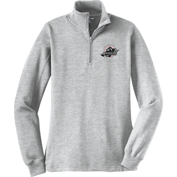 Allegheny Badgers Ladies 1/4-Zip Sweatshirt