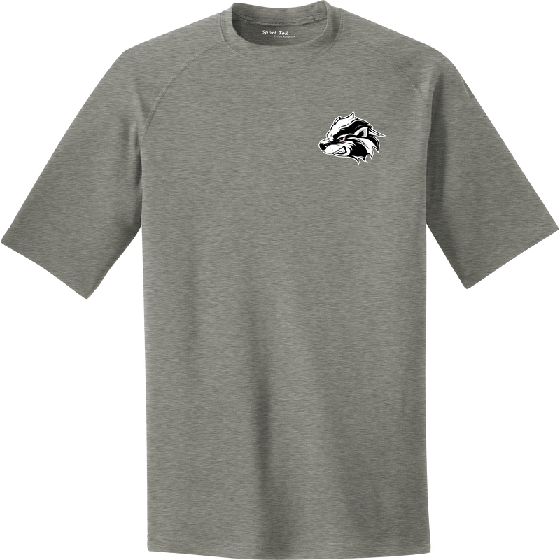 Allegheny Badgers PosiCharge Tri-Blend Wicking Raglan Tee